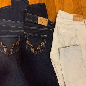 Hollister jeans..  selling all 3 ! One price!